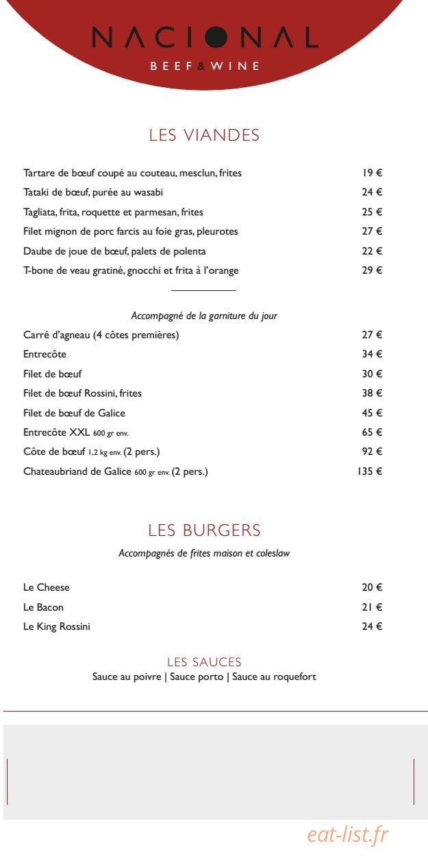 Nacional — carte page 2
