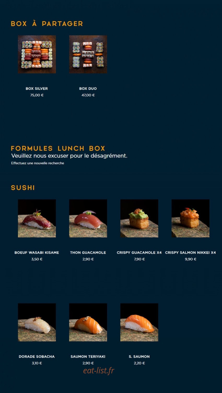 NKI sushi — carte page 7