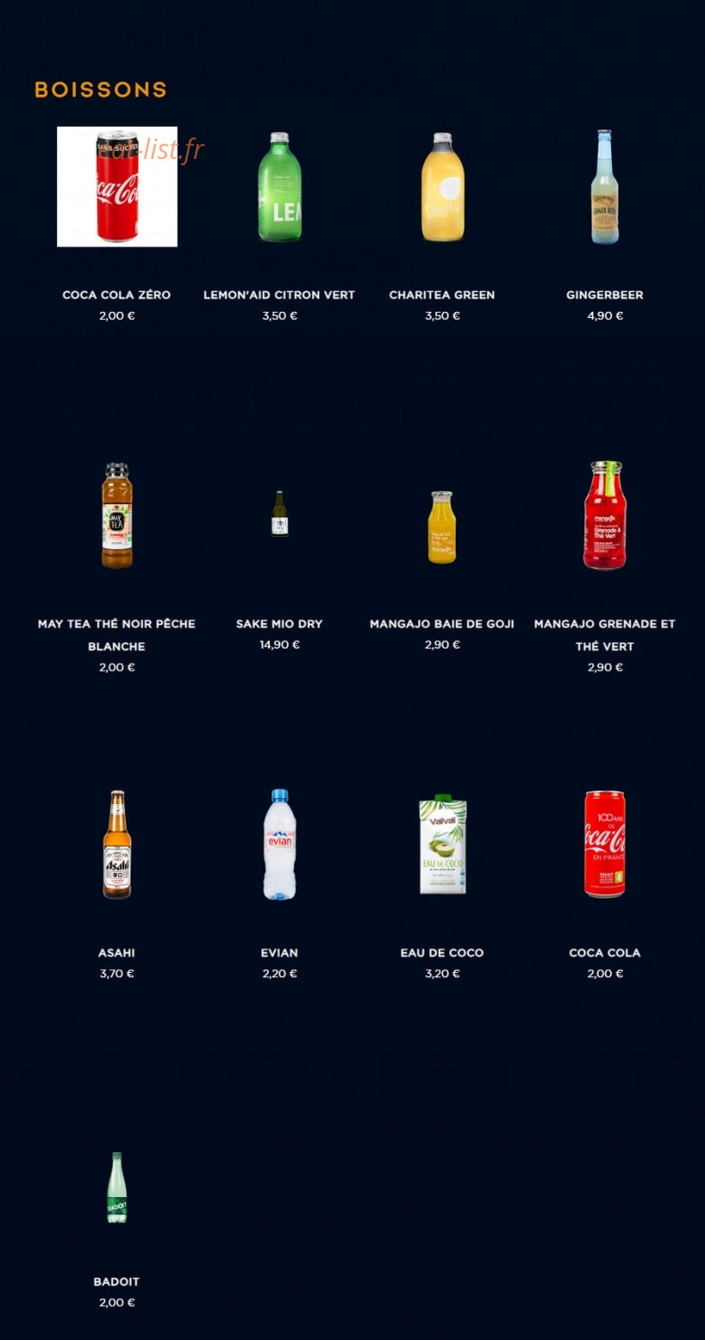NKI sushi — carte page 14