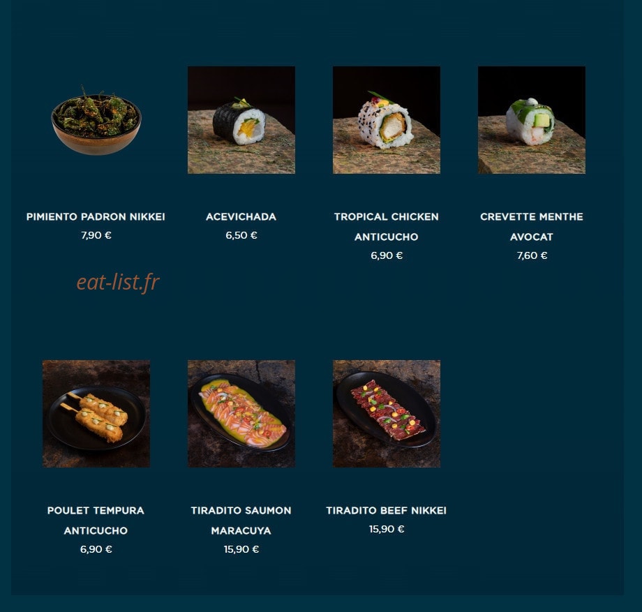 NKI sushi — carte page 5