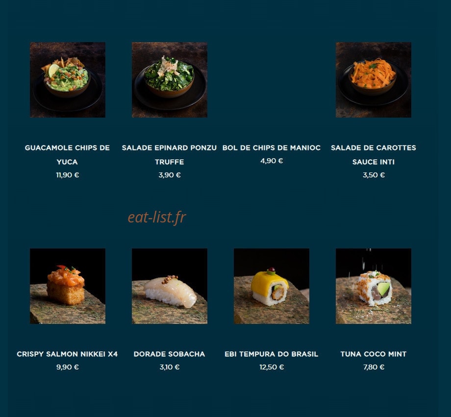 NKI sushi — carte page 4