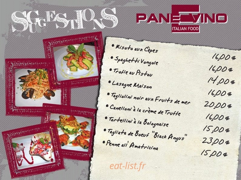 Pane e vino — carte page 1