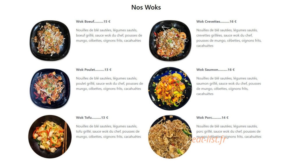 Ramen tes Sushi — carte page 5