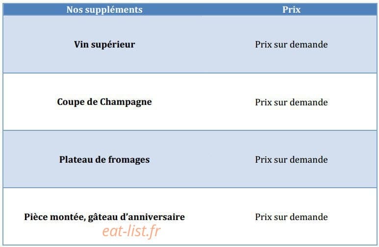 Restaurant L'oursin — carte page 10
