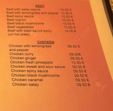 Restaurant Vietnamien — carte page 4