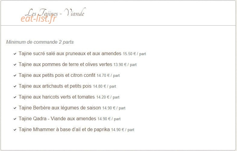 Riad des délices — carte page 11