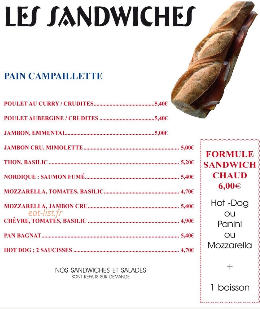 Rima Sandwich — carte page 2