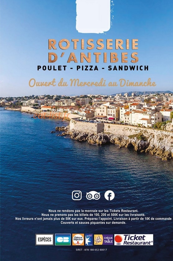 Rôtisserie d’Antibes — carte page 4