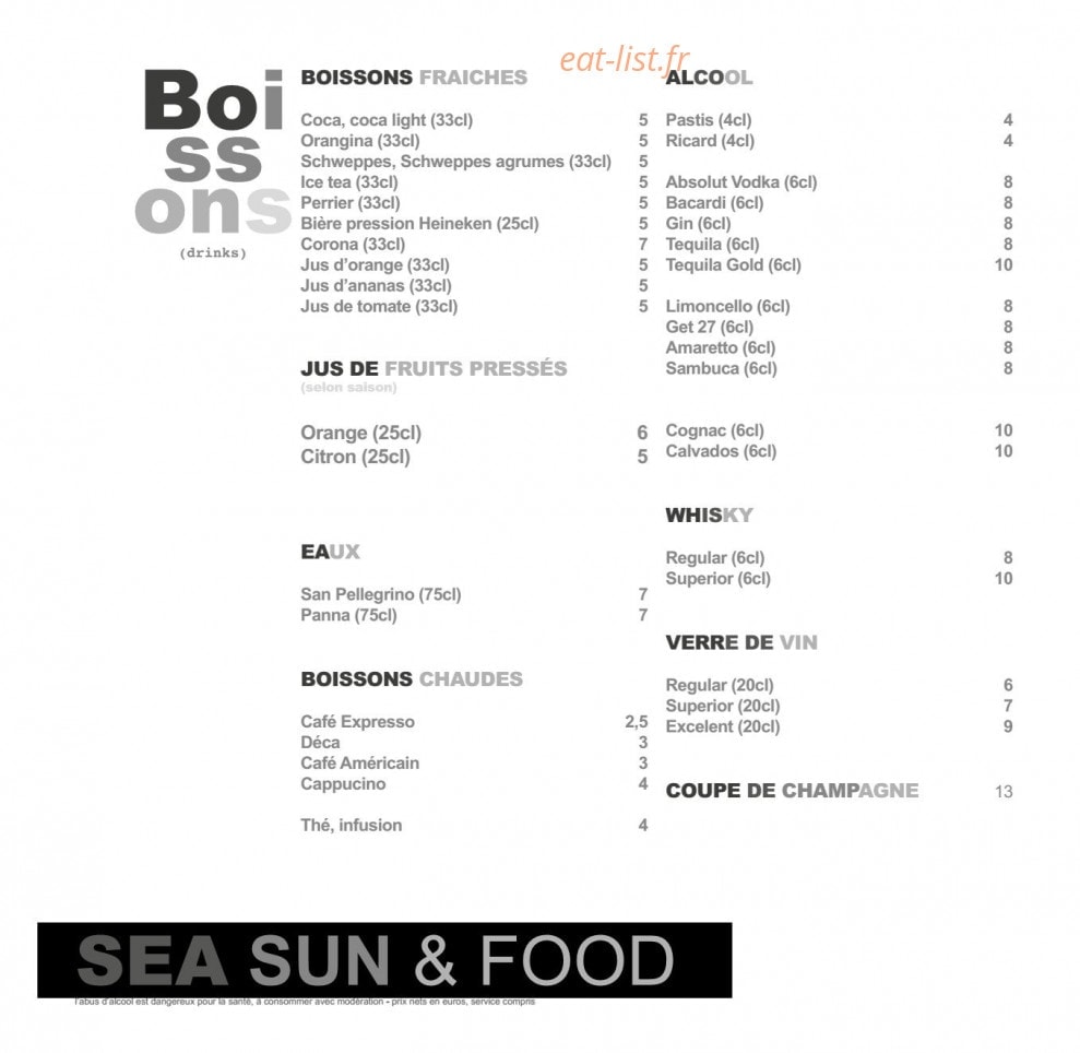 Royal Beach — carte page 4