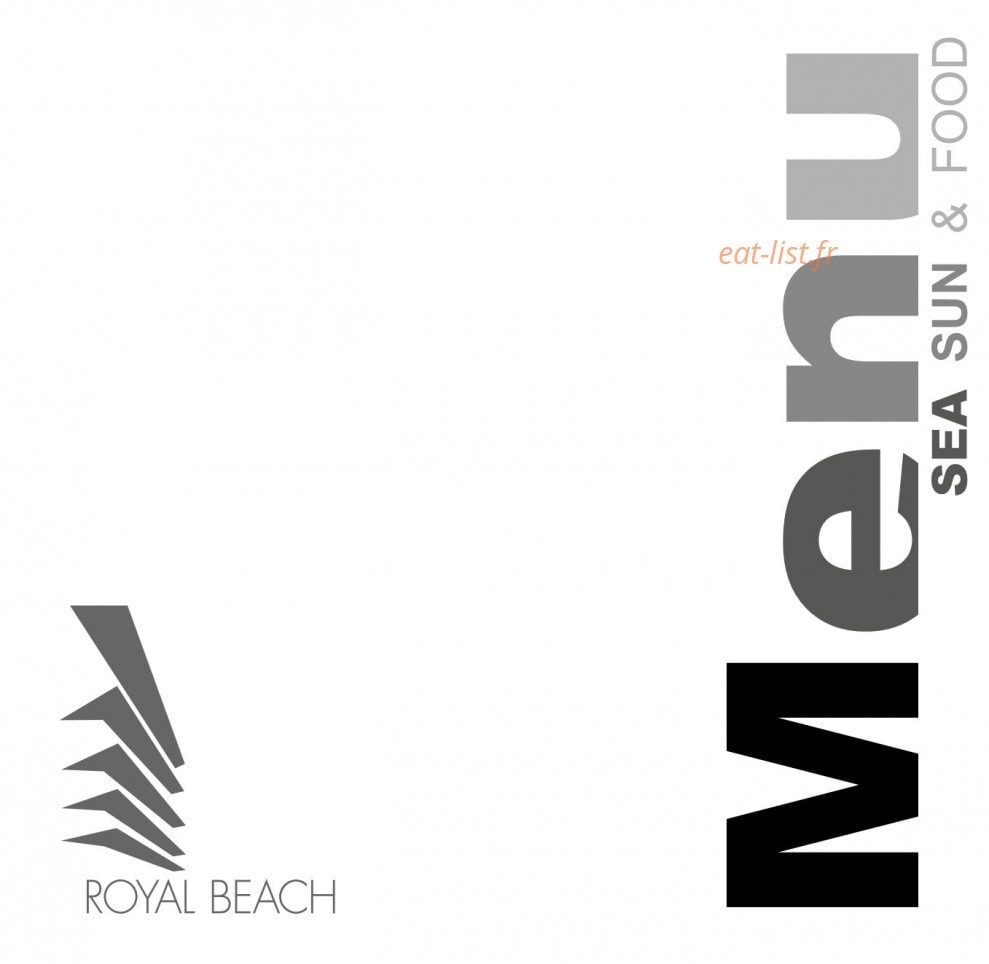 Royal Beach — carte page 1