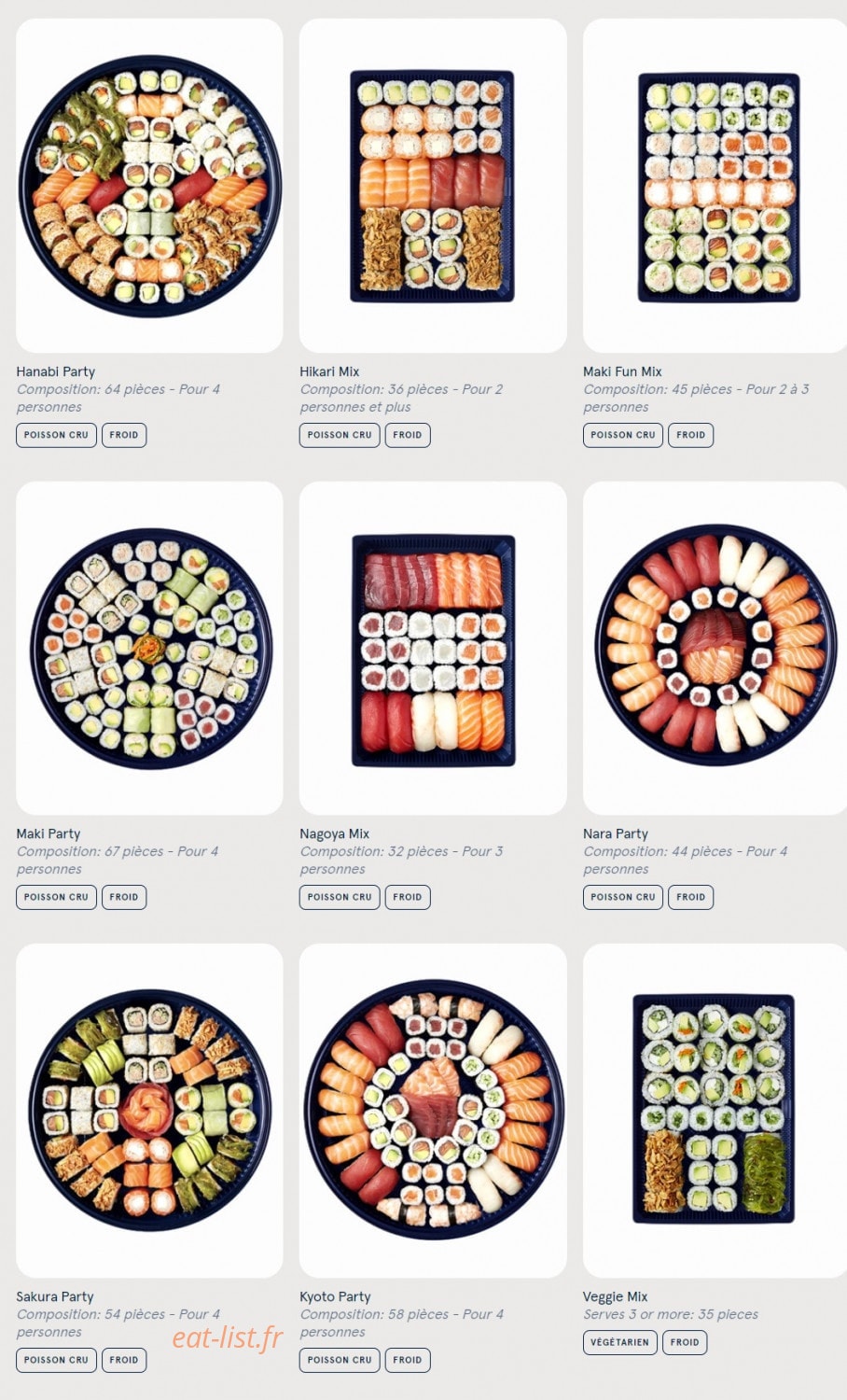 Sushi Daily — carte page 5