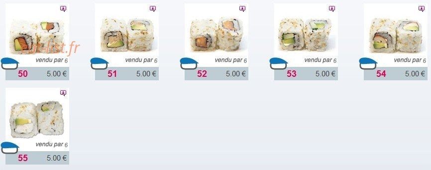 Sushi Smart — carte page 4