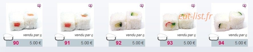 Sushi Smart — carte page 8