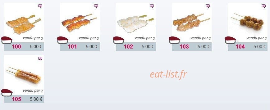 Sushi Smart — carte page 9
