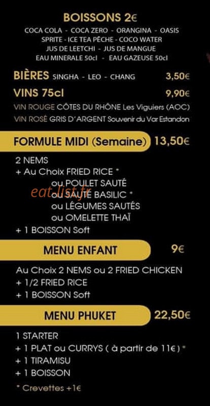 Thai Zaab — carte page 5