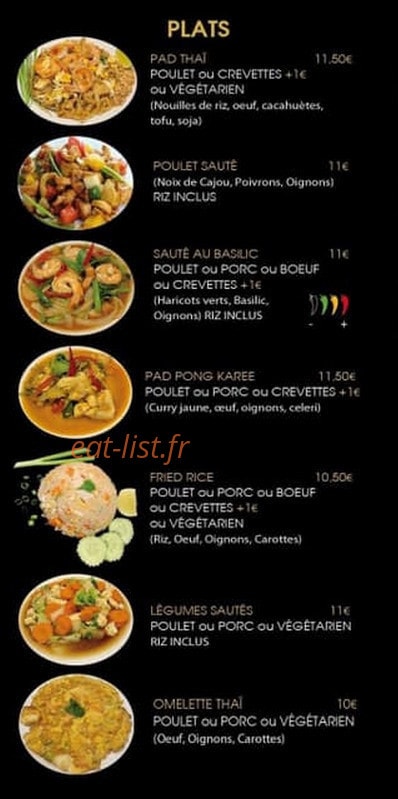 Thai Zaab — carte page 3