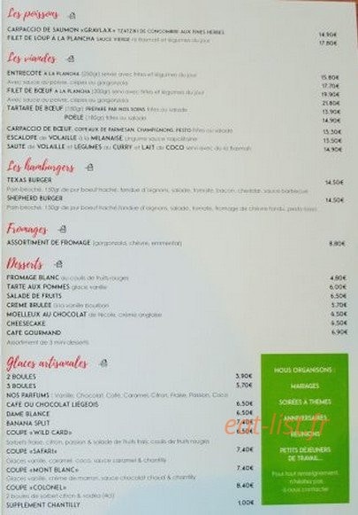 The Wild Card — carte page 2