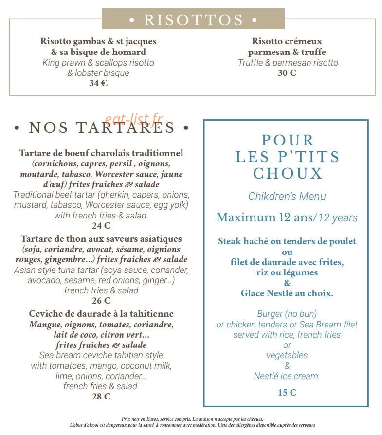 Yolo Plage — carte page 2