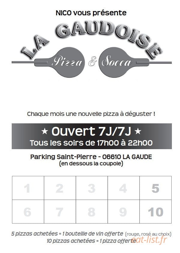 La Gaudoise — carte page 1