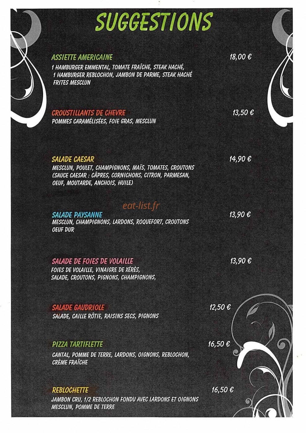La Gaudriole — carte page 8