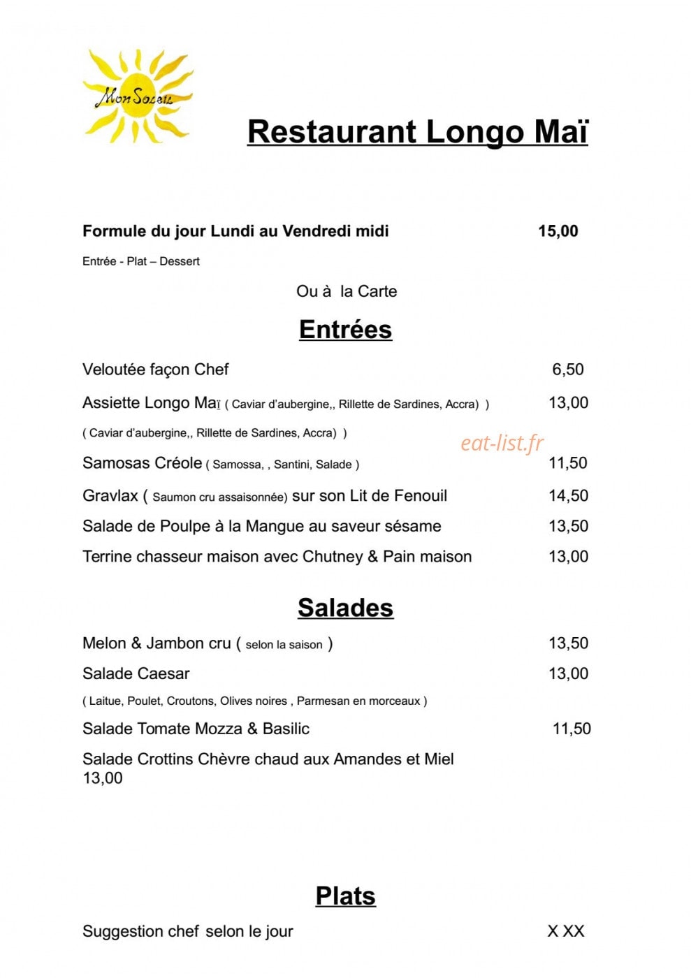 Longo Mai — carte page 1