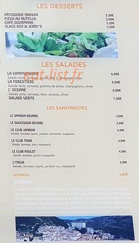 Cippus Pizza — carte page 4
