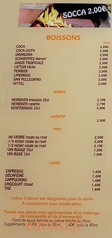 Cippus Pizza — carte page 3