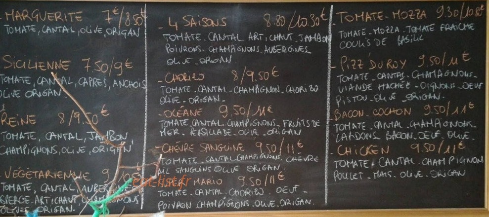 La Boulange Rit — carte page 2