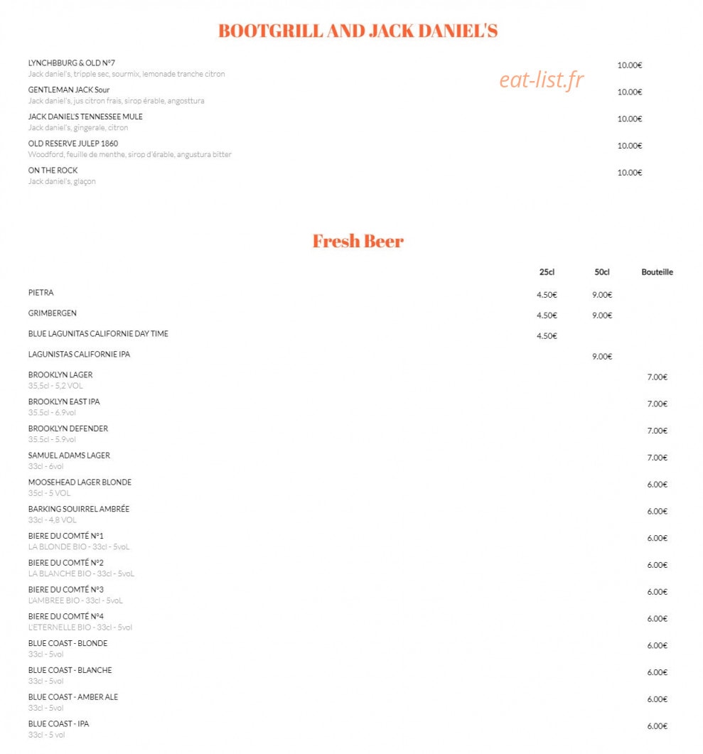Shack and Co — carte page 5