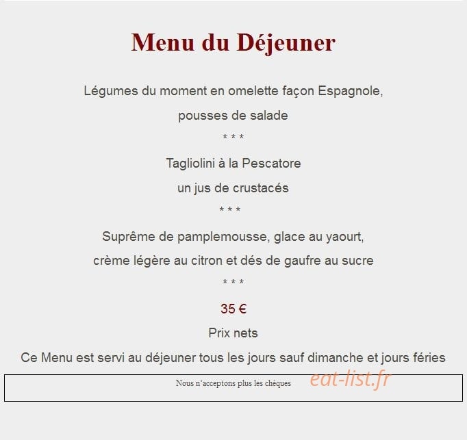 Le Clos Saint Pierre — carte page 2