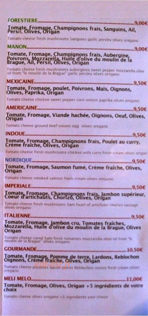 La Flam — carte page 3