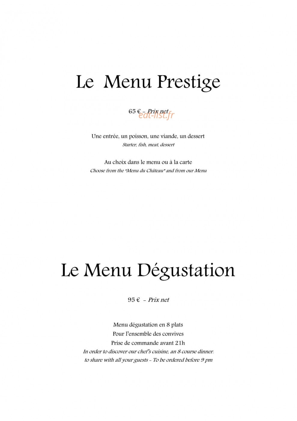 Le Ciste — carte page 3