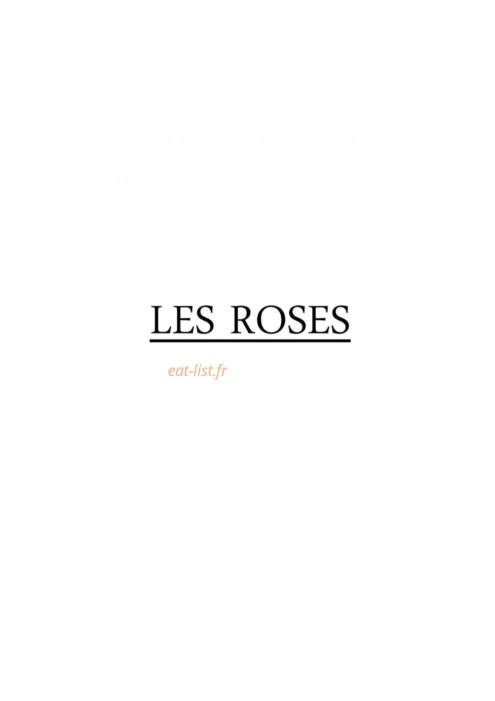 Le Ciste — carte page 11