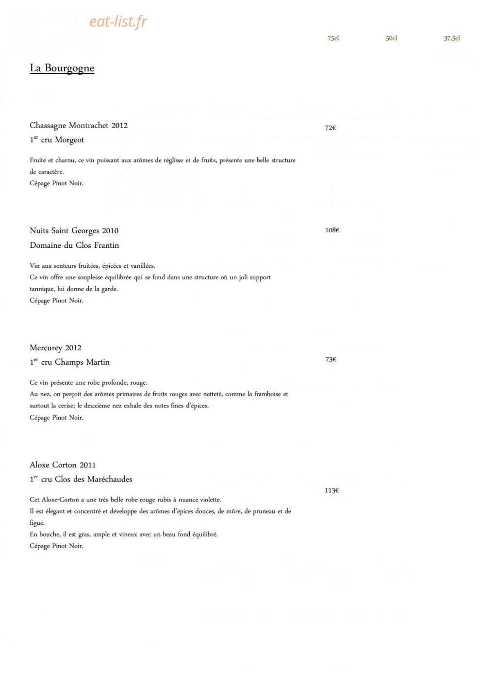 Le Ciste — carte page 19