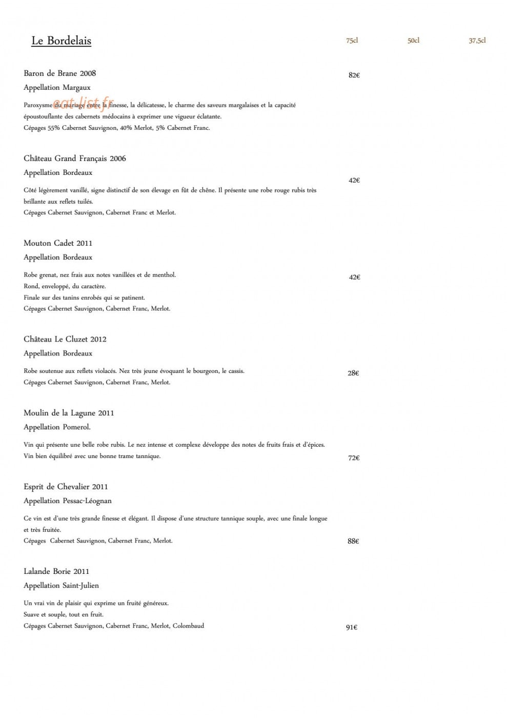 Le Ciste — carte page 18