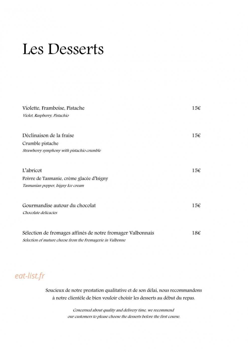Le Ciste — carte page 6