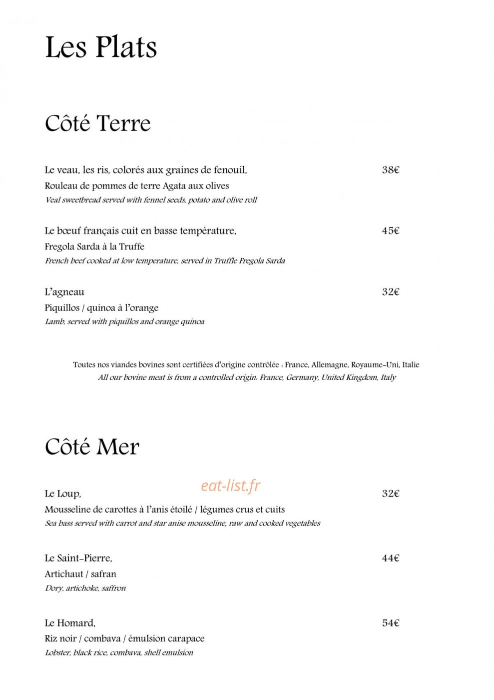 Le Ciste — carte page 5