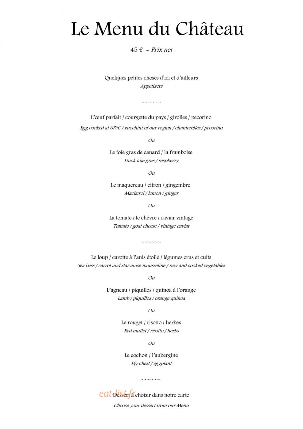 Le Ciste — carte page 2