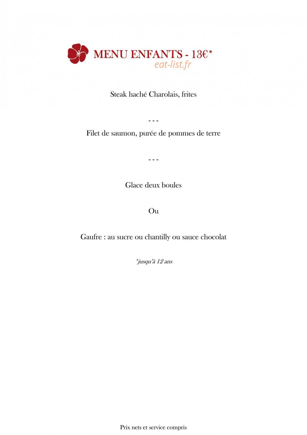 Le Mas des Géraniums — carte page 5