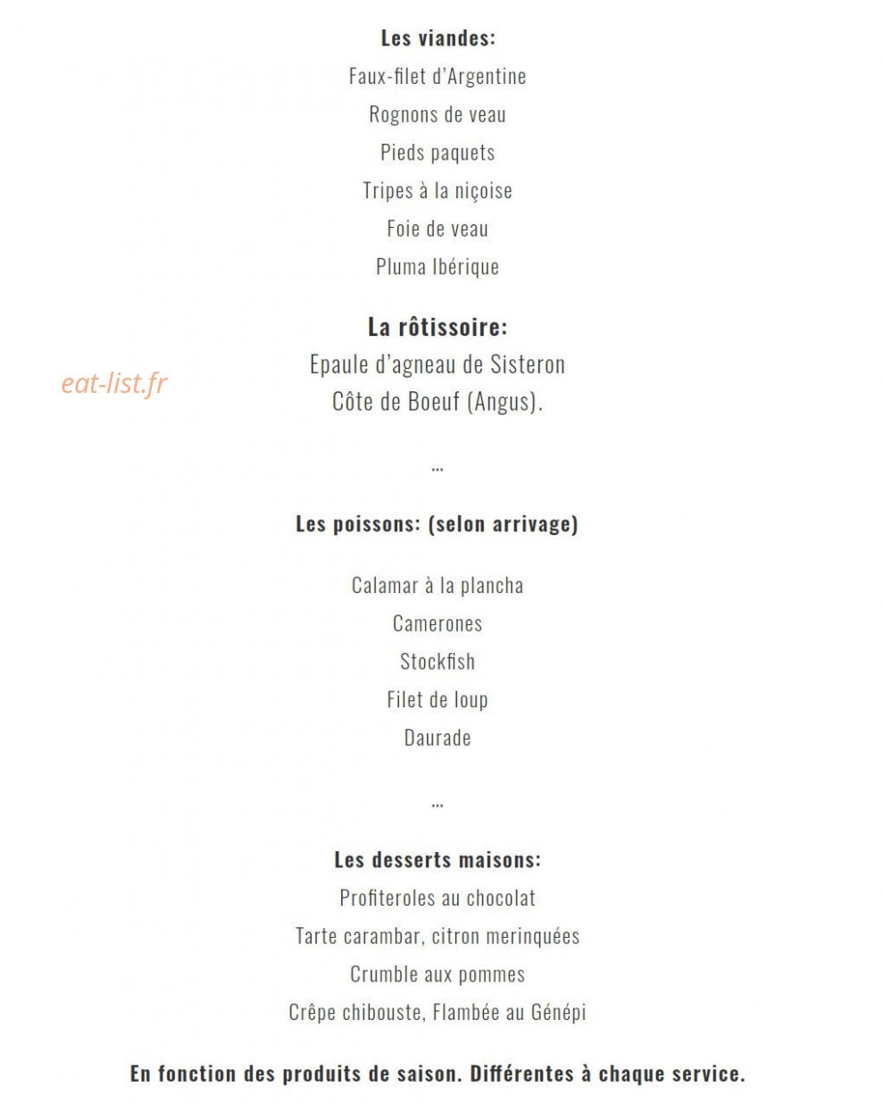 La Bergerie — carte page 2