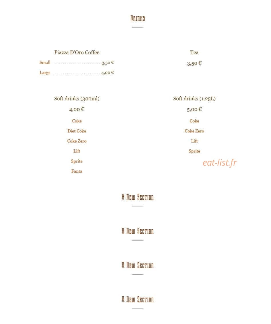 Le Bistronome — carte page 4