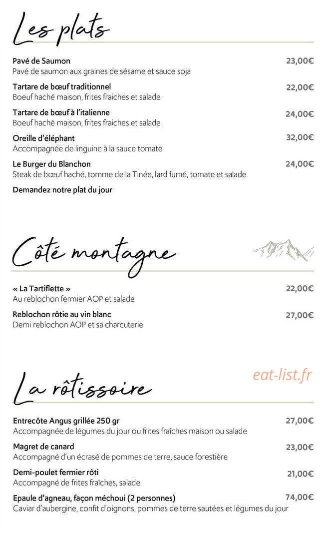 Le Blanchon 1600 — carte page 2