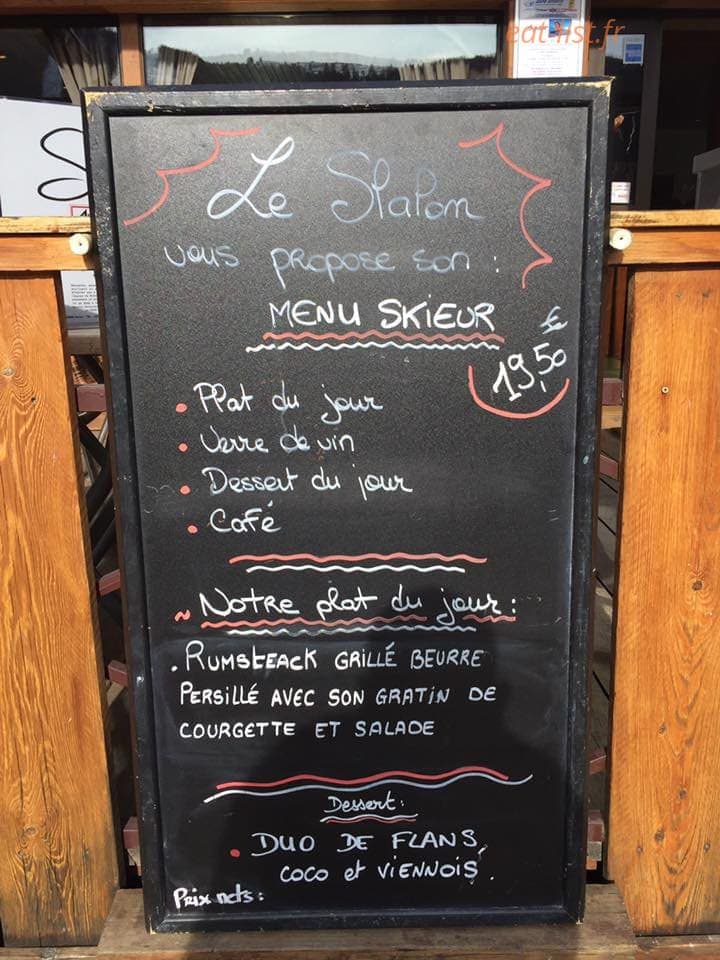 Le Slalom — carte page 1