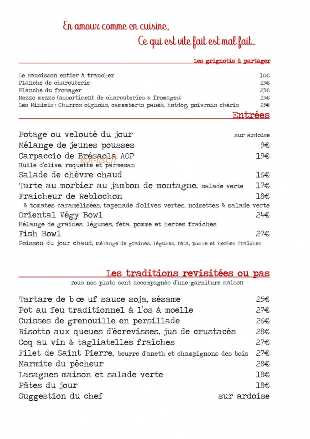 Le White — carte page 1