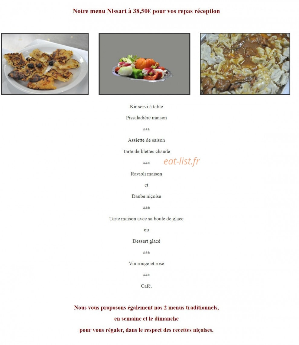 Chez Michel — carte page 1