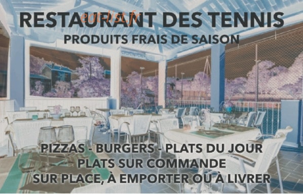 Restaurant Des Tennis — carte page 1