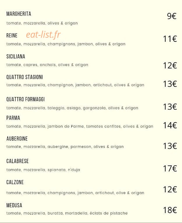 La Medusa — carte page 1