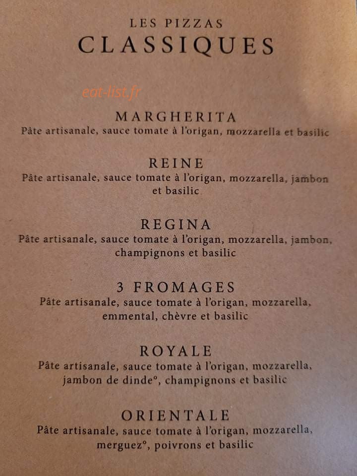 American Food and beers — carte page 1