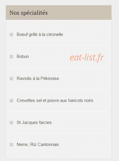 Chez Mme Phok — carte page 1