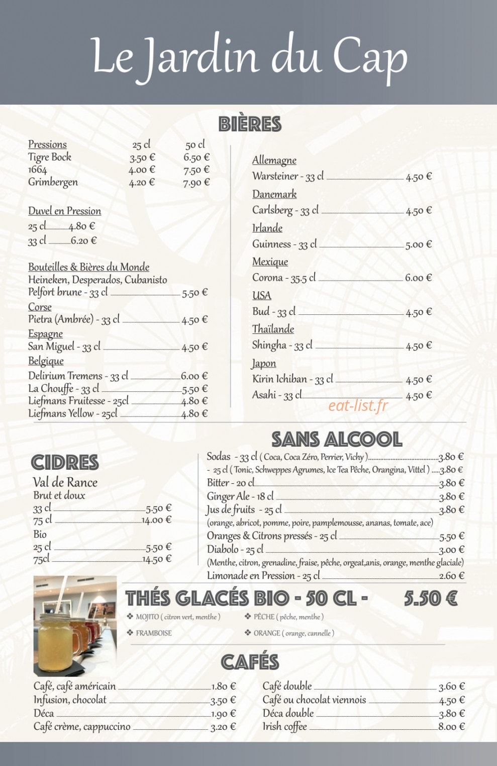 Jardin du Cap — carte page 5